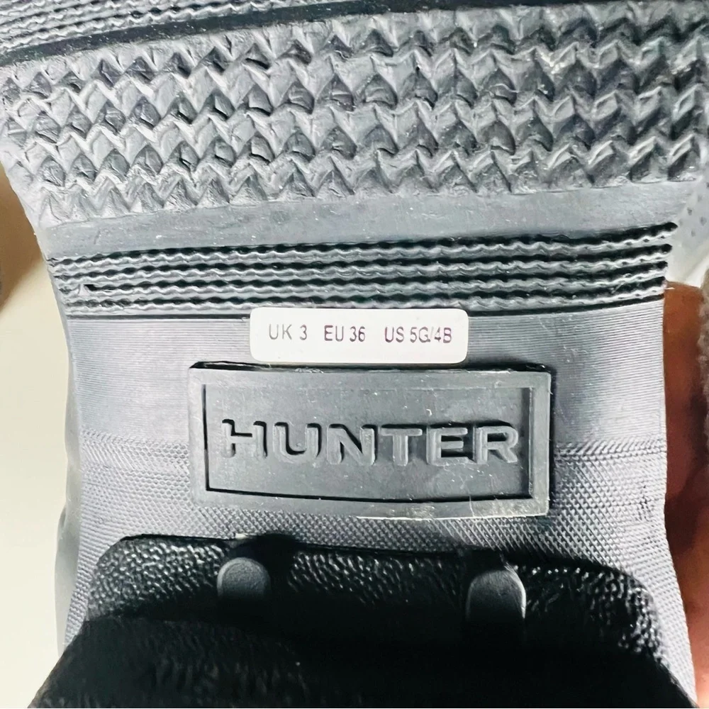 Hunter rain boots youth 5G black